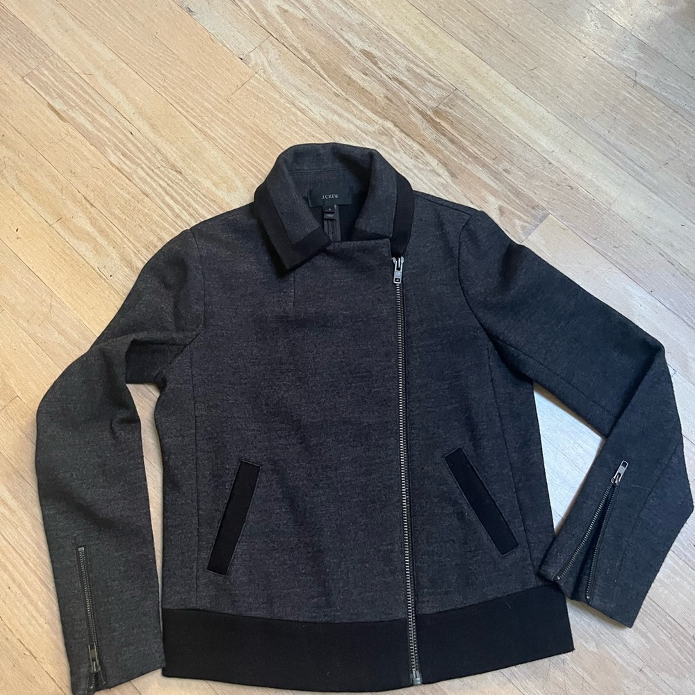 Jcrew Wool Winter Jacket Perfect Condition Zipper - image 2